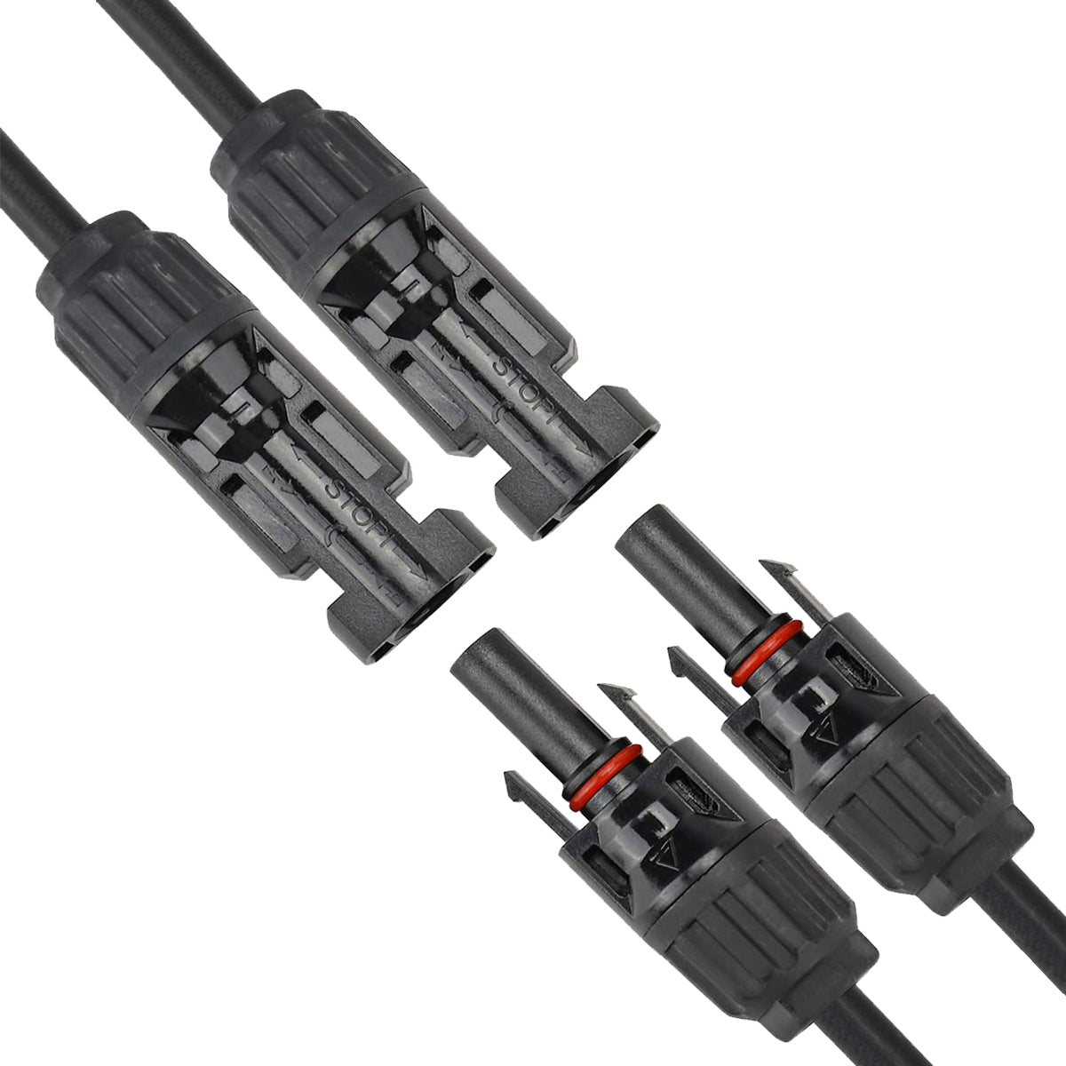 100 Paar Sunclix Stecker 2,5 - 6mm² für PV Solar Kabel Montage online 100 Paar Sunclix Stecker 2,5 - 6mm² für PV Solar Kabel Montage online