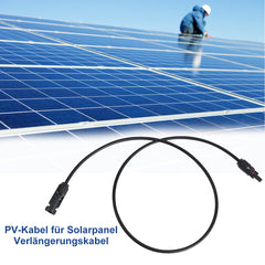 Creabest Solarkabel MC4-Stecker 10AWG (6 mm²) Verkabelung Verlängerungskabel(eins)  Solarbatterie  Camping RV Boot Strom Versorgung