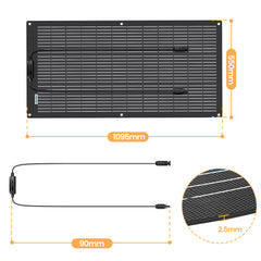 Flexible Solar Panel 100W per Wohnwagen