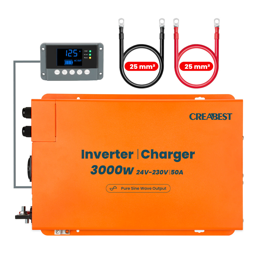 3000W Wechselrichter 24V auf 230V