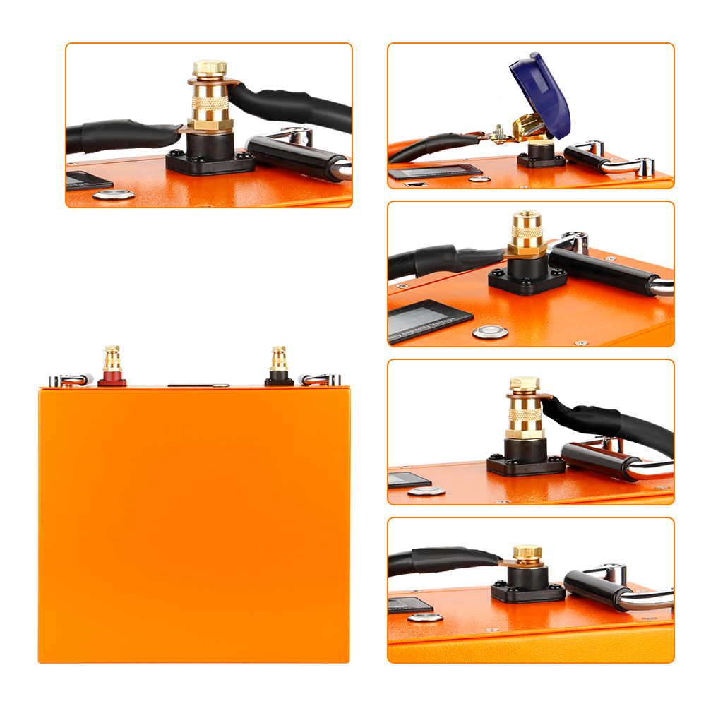 Batteriepol-Adapter Set. Bestehend aus 2 Stk. Adapter von M8