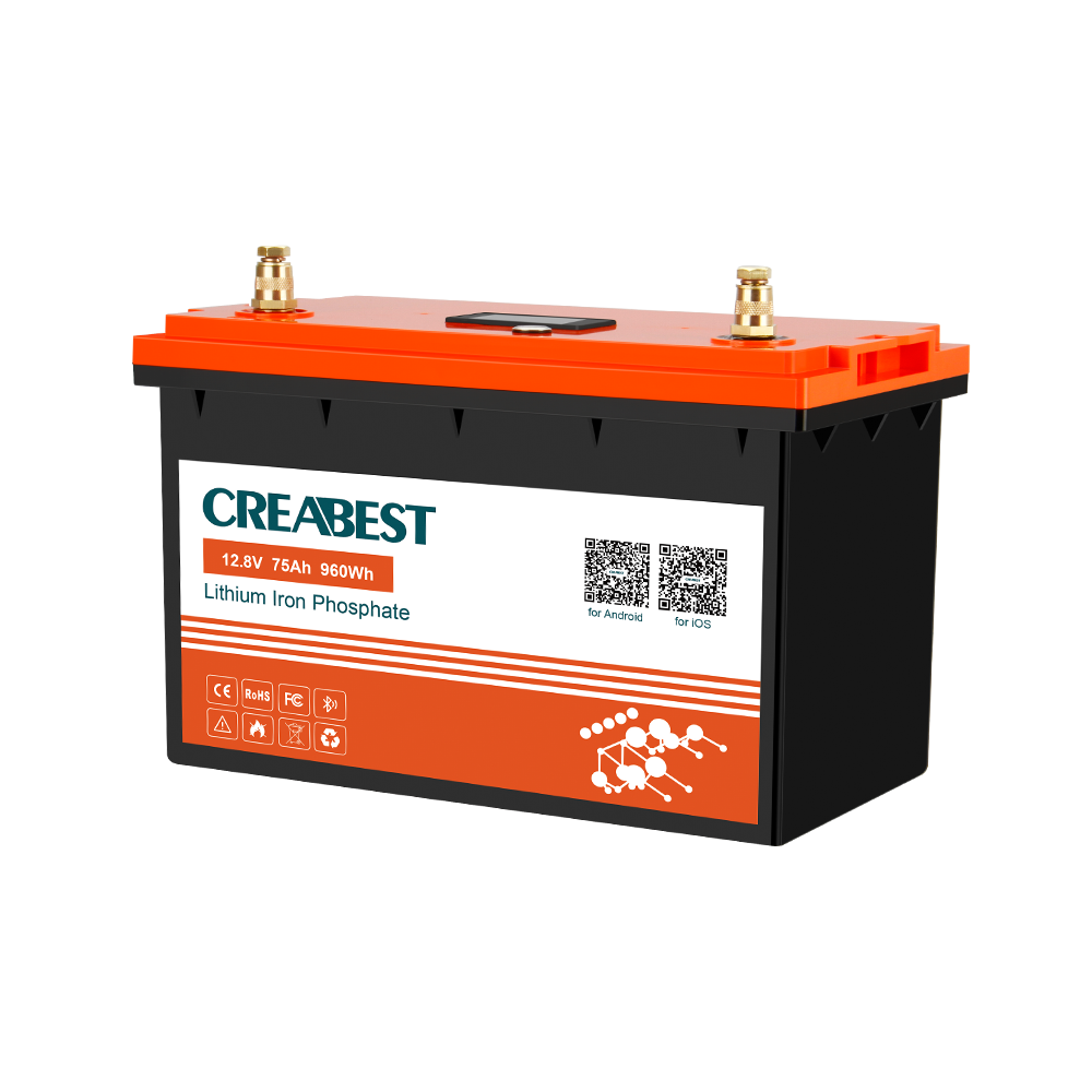 creabest lifepo4 akku 12V 75a