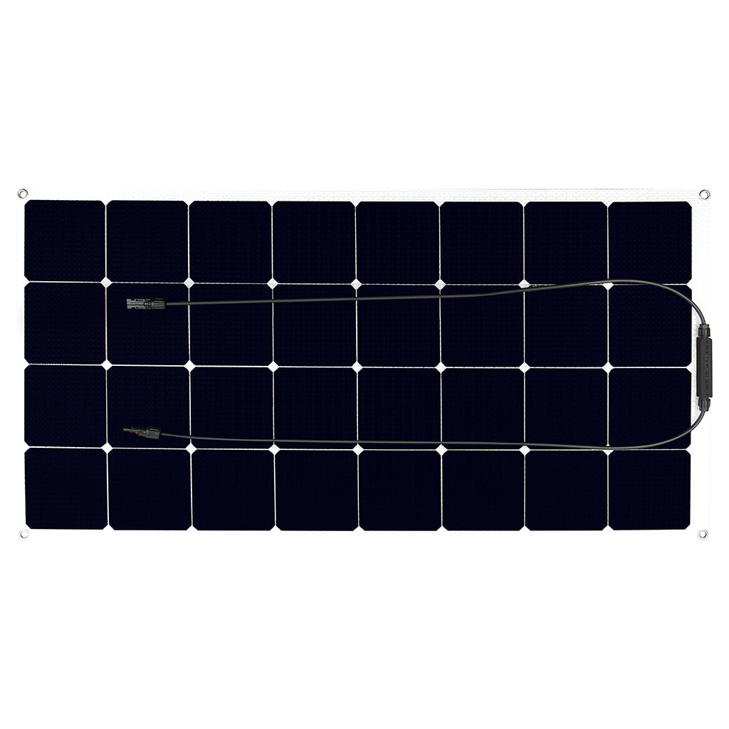 Creabest Flexible Solar Panel 100W per Camping, Wohnmobil, Wohnwagen, Boot