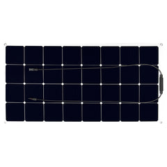 Creabest Flexible Solar Panel 100W per Camping, Wohnmobil, Wohnwagen, Boot