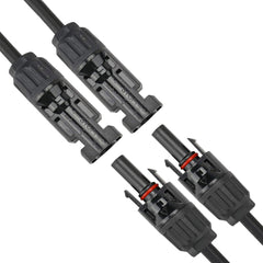 MC4-Stecker Solarkabel Y-Splitter-Solarmodulkabel Stecker und Buchse FMM Solarpanel Photovoltaik Y-Abzweigstecker 1 Paar