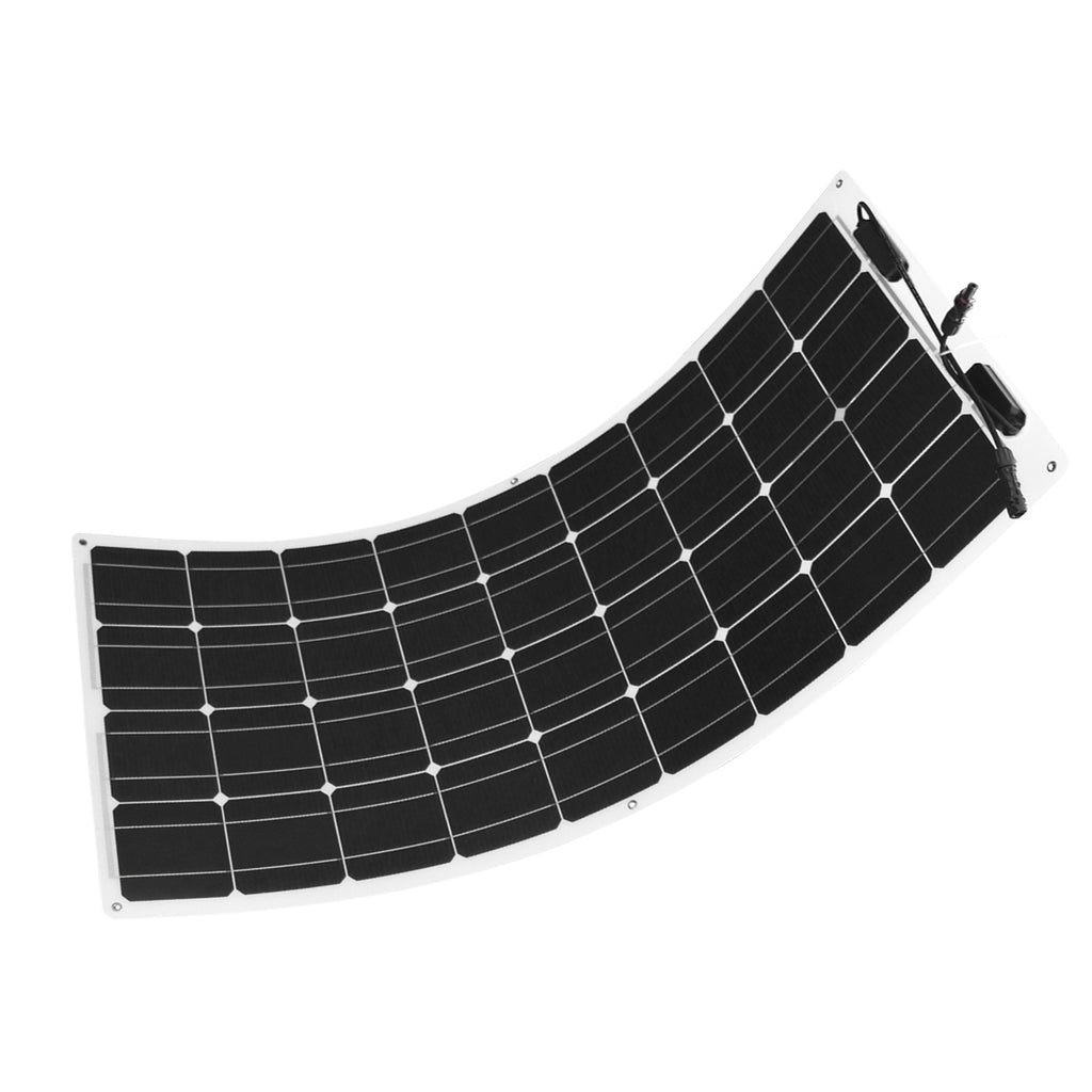 Solarpanel Flexibel 100W per Camping, Wohnmobil, Wohnwagen, Boot