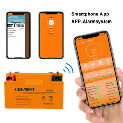 LiFePO4 Batterie/Akku 120Ah 12,8V für Wohnmobil Wohnwagen Camping Boot Off-Grid Mit Bluetooth & APP