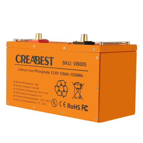 LiFePO4 Batterie/Akku 258Ah 12,8V für Wohnmobil Wohnwagen Camping Boot –  CREABEST-DE