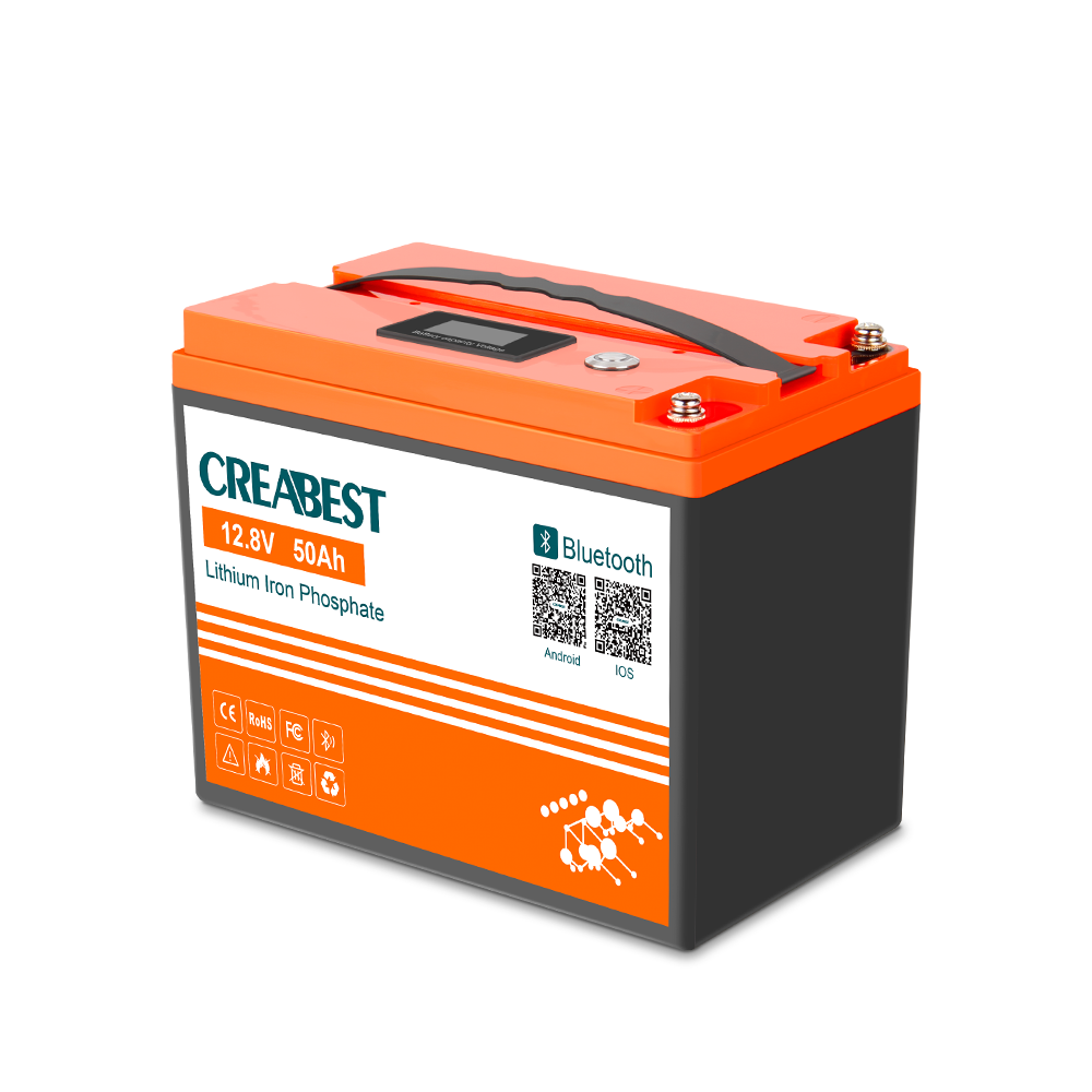 LiFePO4 Batterie 12,8V 50Ah für Wohnwagen, Camping, Solar, Boote, Move –  CREABEST-DE