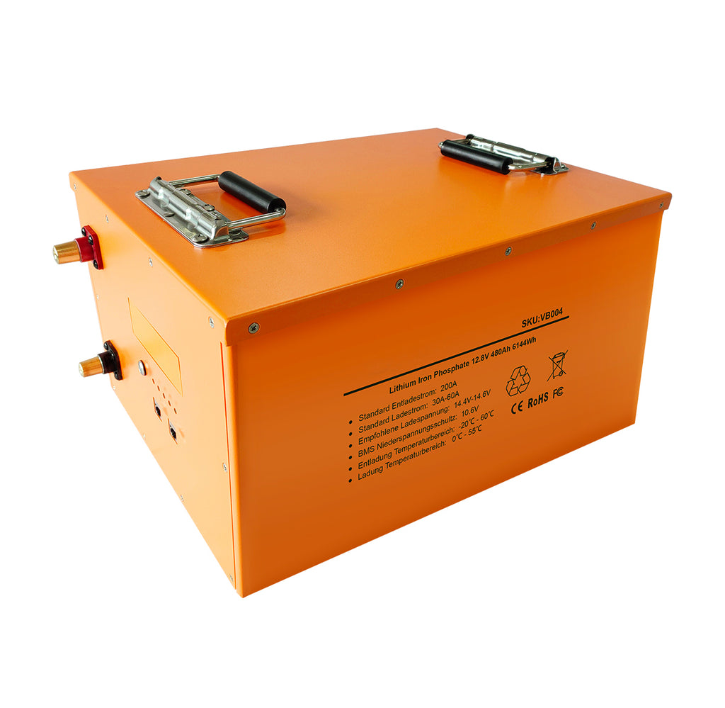 LiFePO4 Batterie/Akku 480Ah 12,8V für Wohnmobil Wohnwagen Camping Boot –  CREABEST-DE