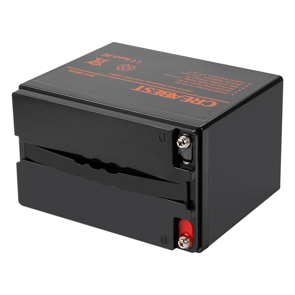 LiFePO4 Batterie 42Ah 12,8V für Wohnwagen, Camping, Solaranlagen, Off-Grid, Boote, Elektromotor, Wandern, Backup-Stromversorgung