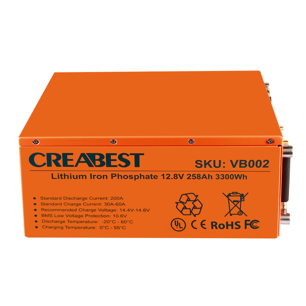 LiFePO4 Batterie/Akku 258Ah 12,8V für Wohnmobil Wohnwagen Camping Boot Schiff Womo