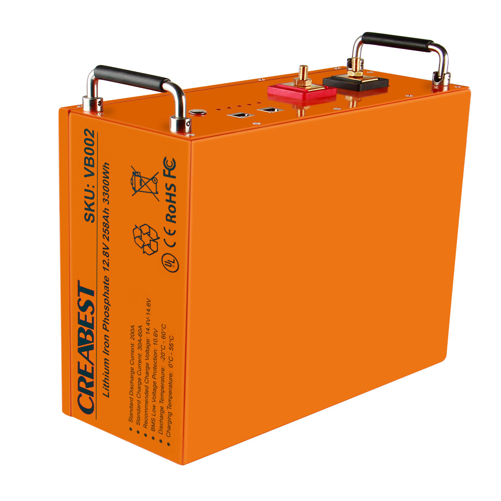 LiFePO4 Batterie/Akku 258Ah 12,8V für Wohnmobil Wohnwagen Camping Boot –  CREABEST-DE